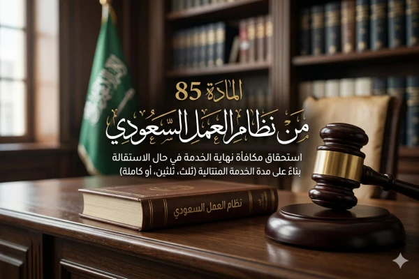 المادة 85 من نظام العمل السعودي | شرحها – أحكامها