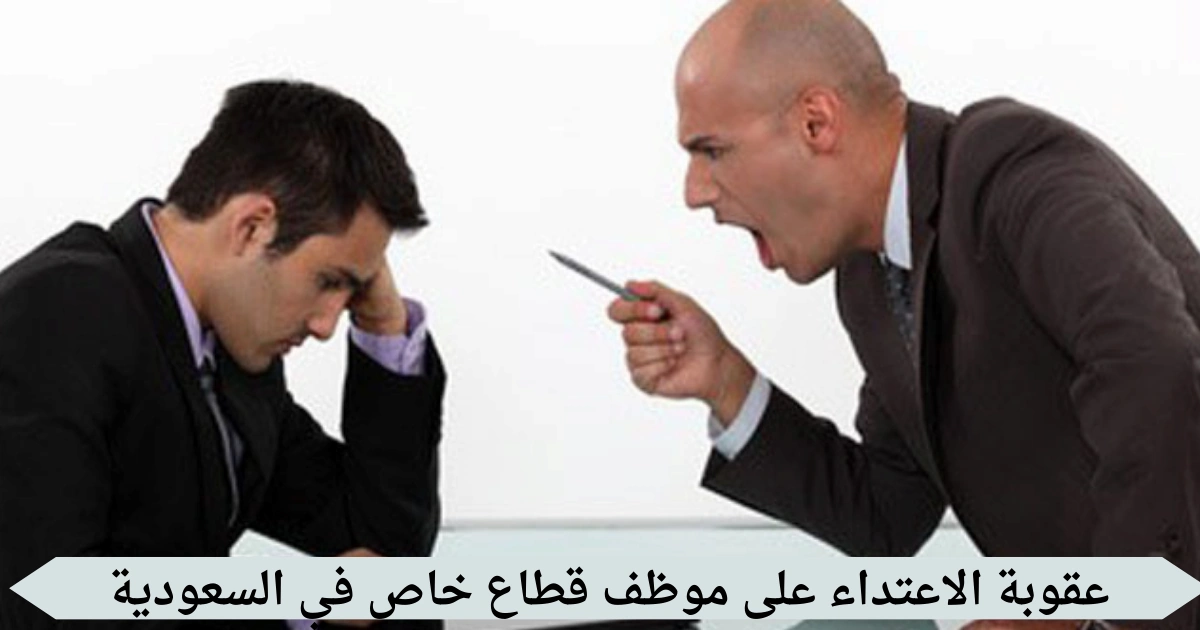 عقوبة الاعتداء على موظف قطاع خاص في السعودية.