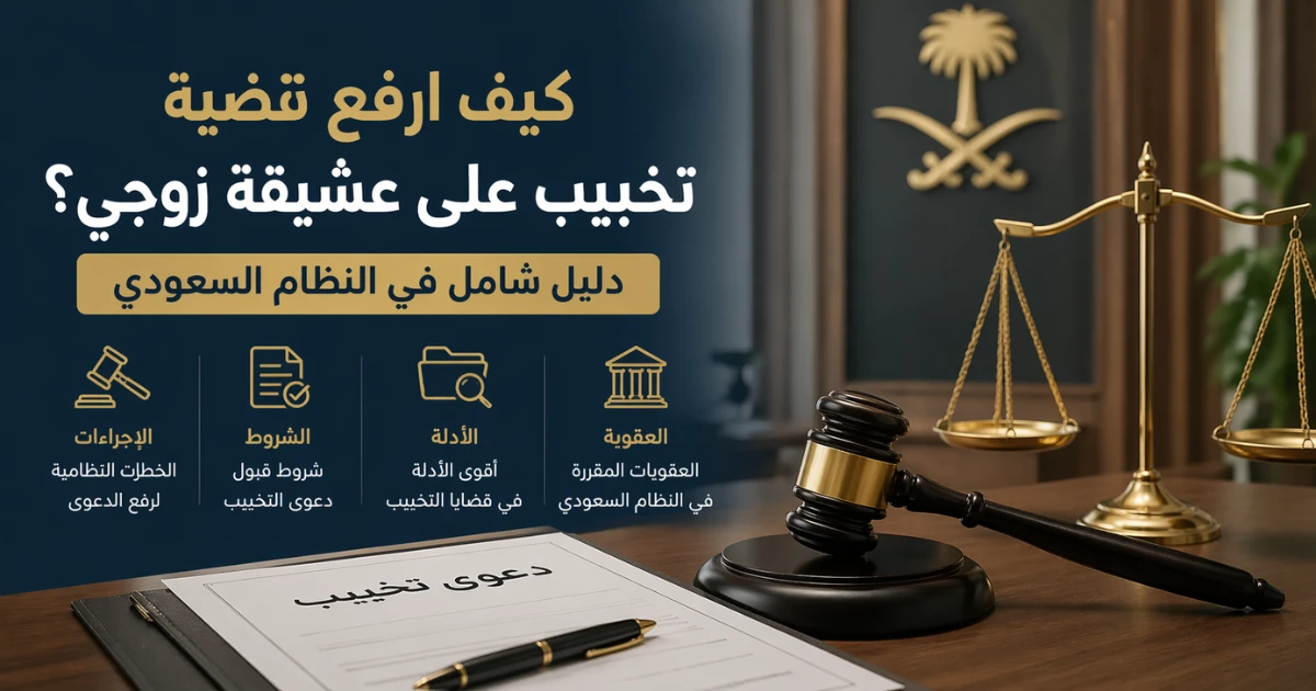 كيف ارفع قضية تخبيب على عشيقة زوجي