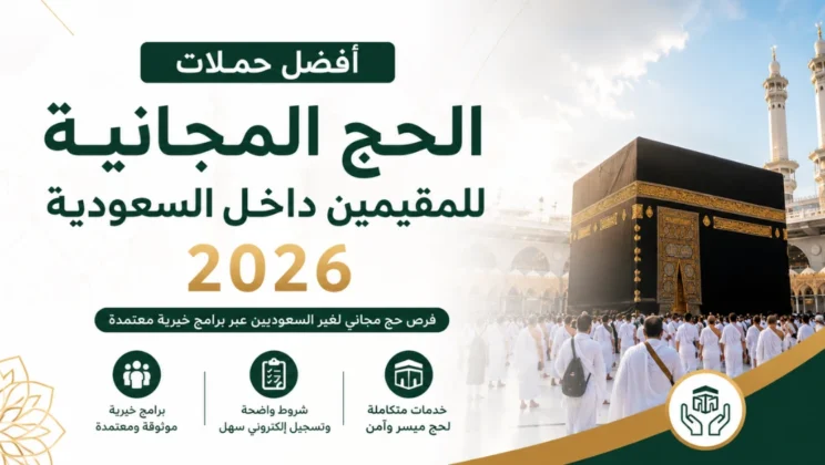 حج مجاني لغير السعوديين 2026 | التسجيل وشروط حملات الحج المجانية للمقيمين