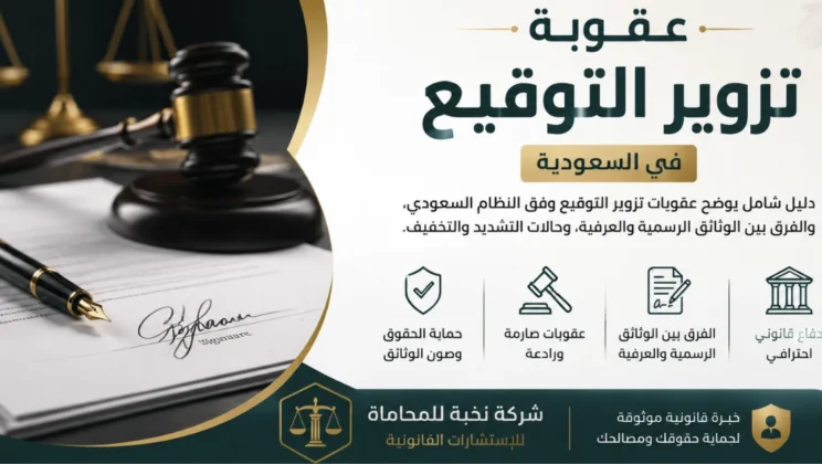 عقوبة تزوير التوقيع في السعودية وحالات تشديدها لعام 2026